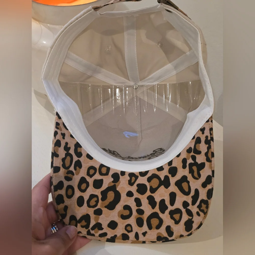 Boutique "Sounds Like Bullsh*t" Leopard Baseball Hat | Adjustable OS NIB - Picture 5 of 6